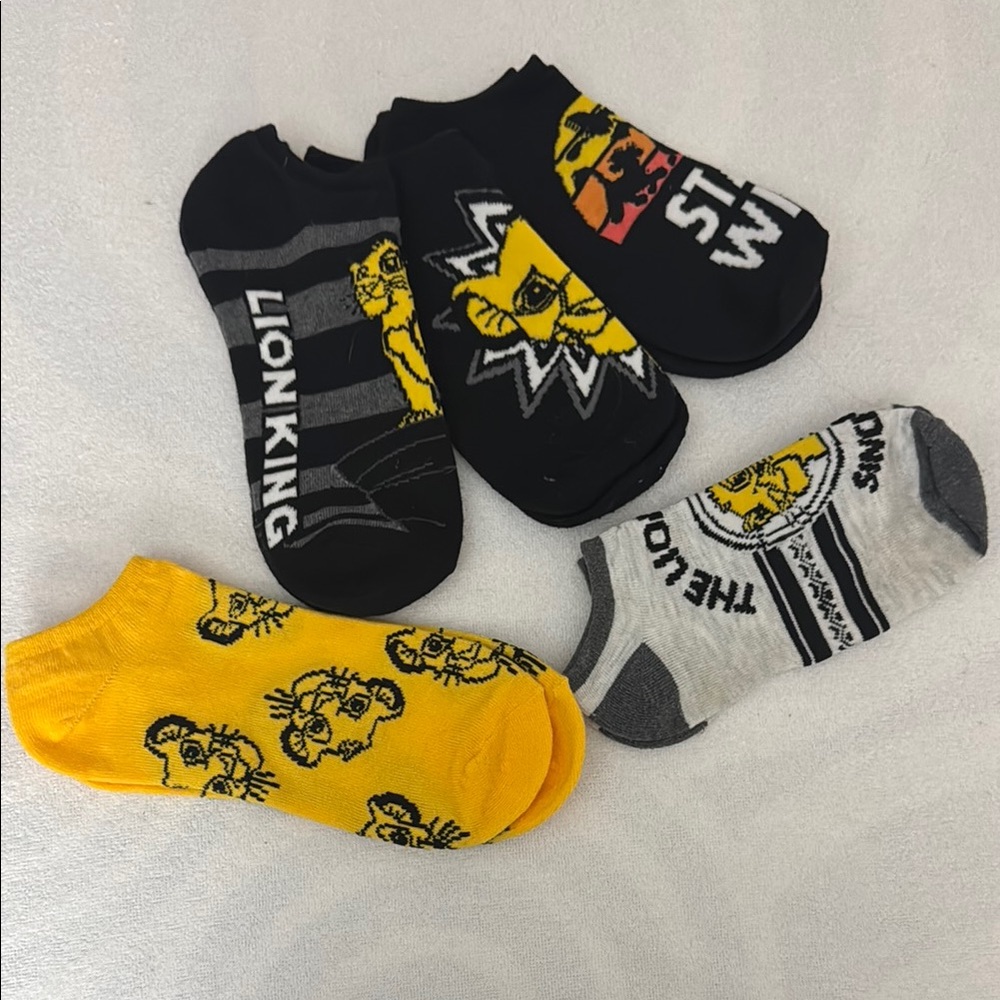Disney Black and Gray Casual Socks Collection